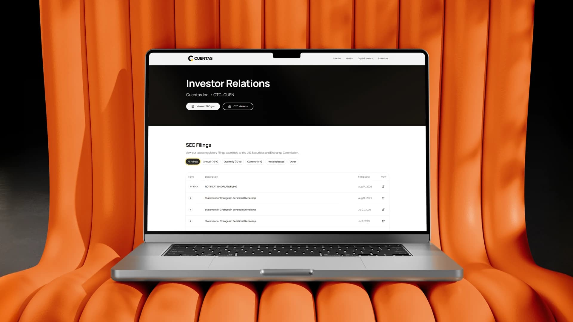 Dashboard view of the platform developed by Systango