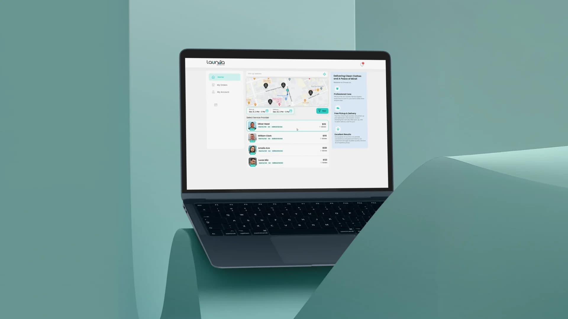 Dashboard view of the platform developed by Systango