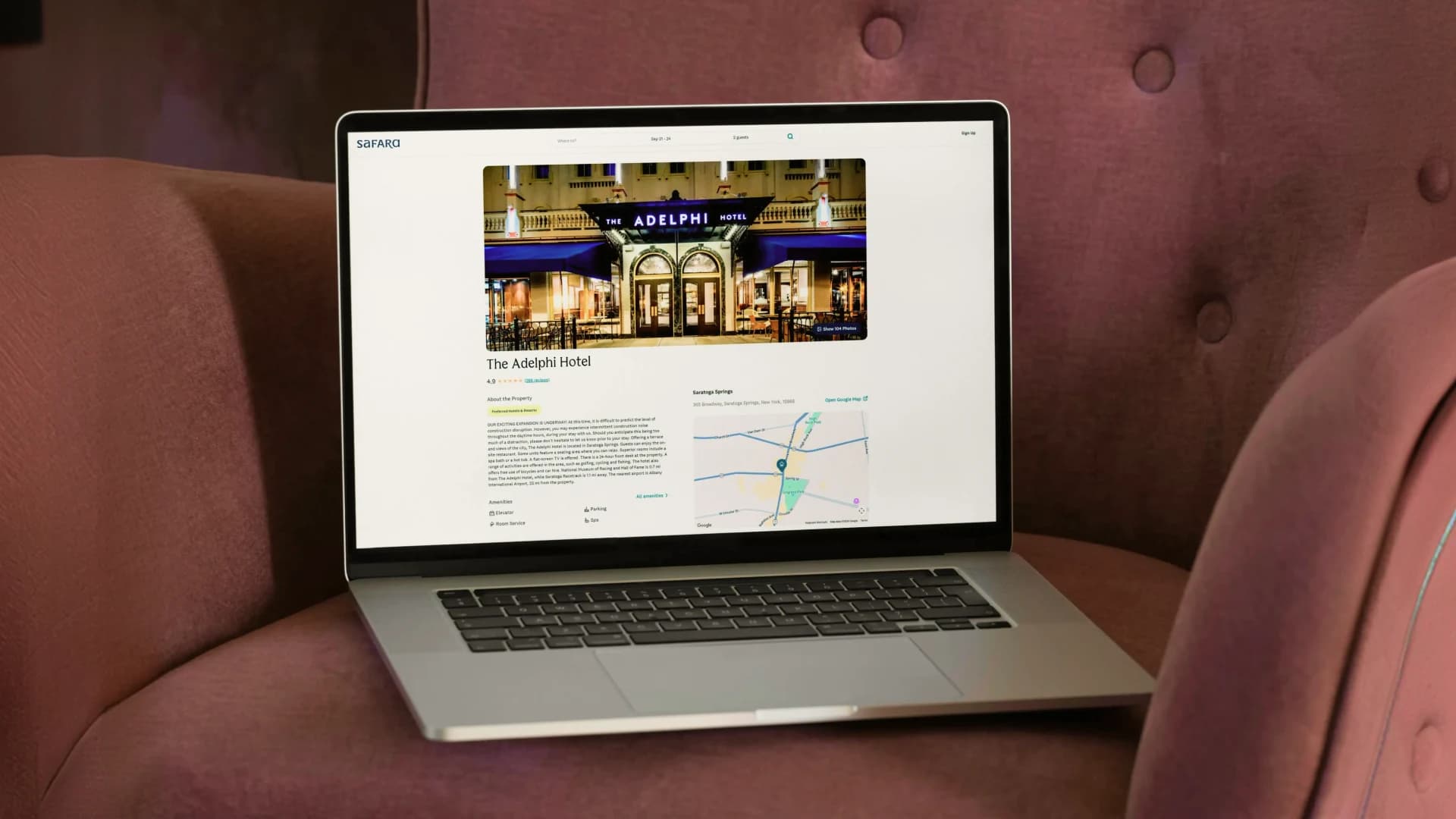 Dashboard view of the platform developed by Systango