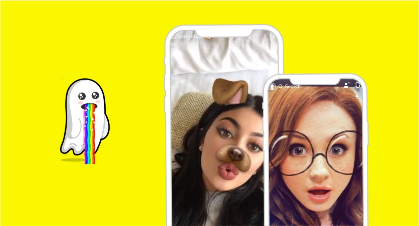 Snapchat as an example of machine learning for mobile apps by Systango