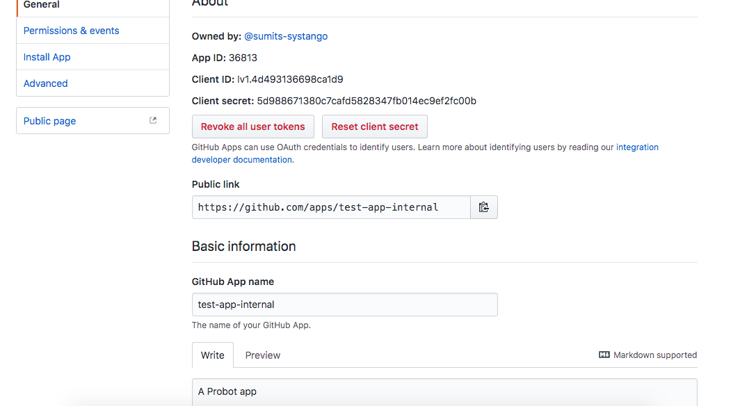 GitHub App Configuration - Create your own Github App - Systango 