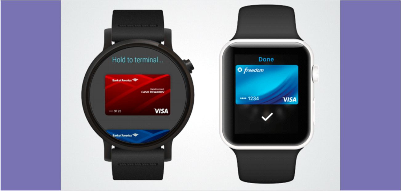 Smartwatches using Google Pay or Apple Pay by Systango