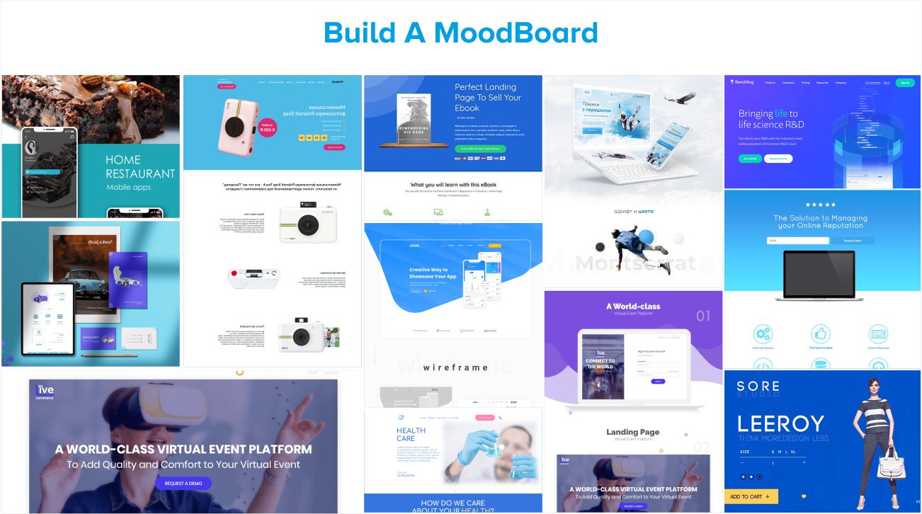 Build A MoodBoard by Systango