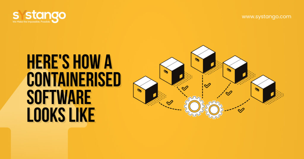 Here's how a containerised software looks like-Systango