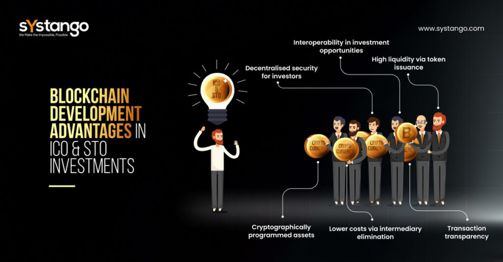 Blockchain Development Advantages In ICO & STO Investments