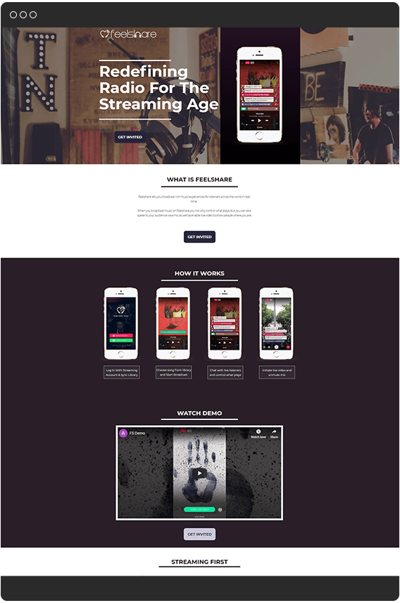 Feelshare - Custom Musical Entertainment App Development by Systango