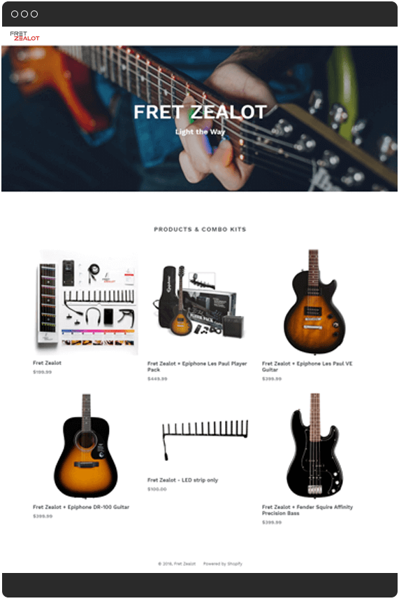 Fret Zealot - Guitar Learning App - Custom IoT Python Application Design and Development by Systango