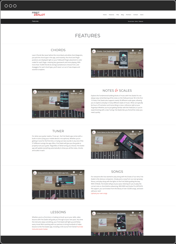 Fret Zealot - Guitar Learning App - Custom IoT Python Application Design and Development by Systango