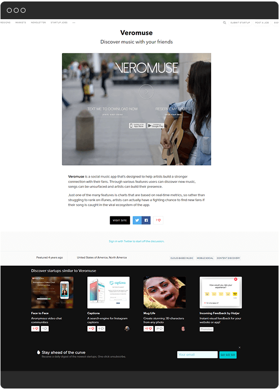 Veromuse - Custom Musical Entertainment App Development by Systango