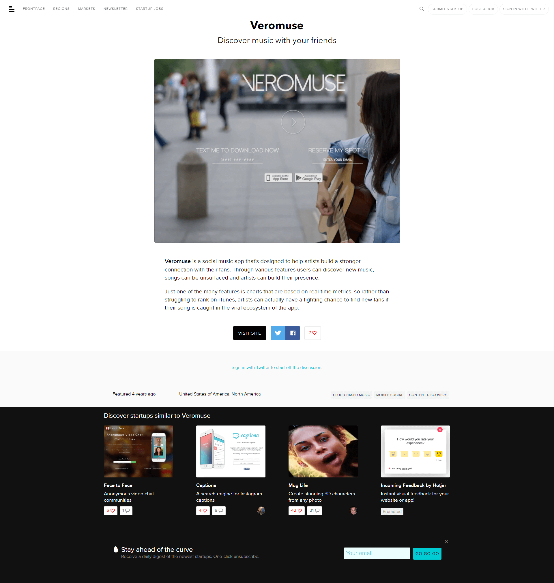 Veromuse Website